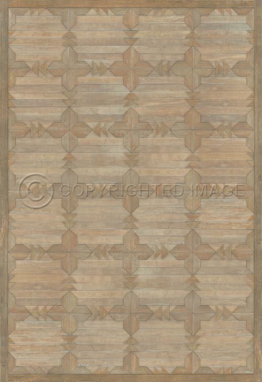 Spicher & Company Vintage Vinyl Floorcloth Mat (Norwegian Wood - Carpathian - Tatra)