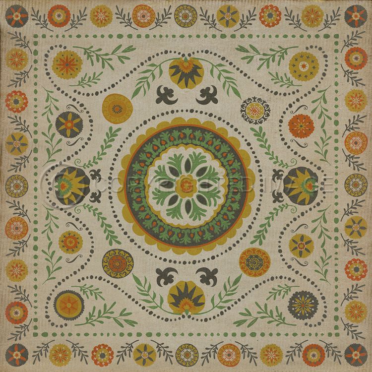 Vintage Vinyl Floorcloths (Pattern 38 Autumn)