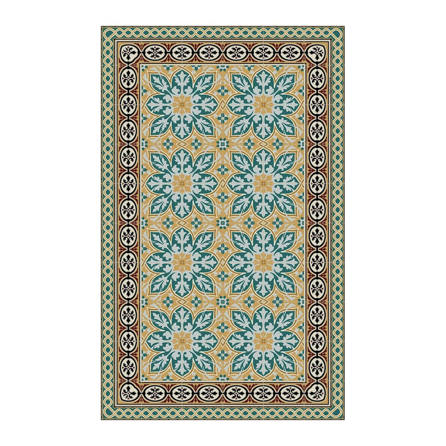 Beija Flor Mediterranean Vinyl Kitchen Mats & Runners, 11 Colors