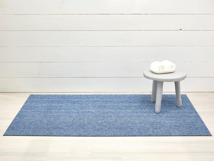 Chilewich Heathered Shag Floor Mats (Cornflower)