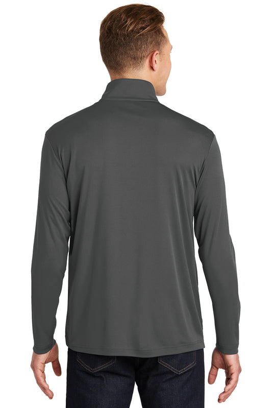 Mens SPORT-TEK® Performance 1/2 Zip Pullover (ST850)- Charcoal Grey He -  Springfield Catholic Team Store