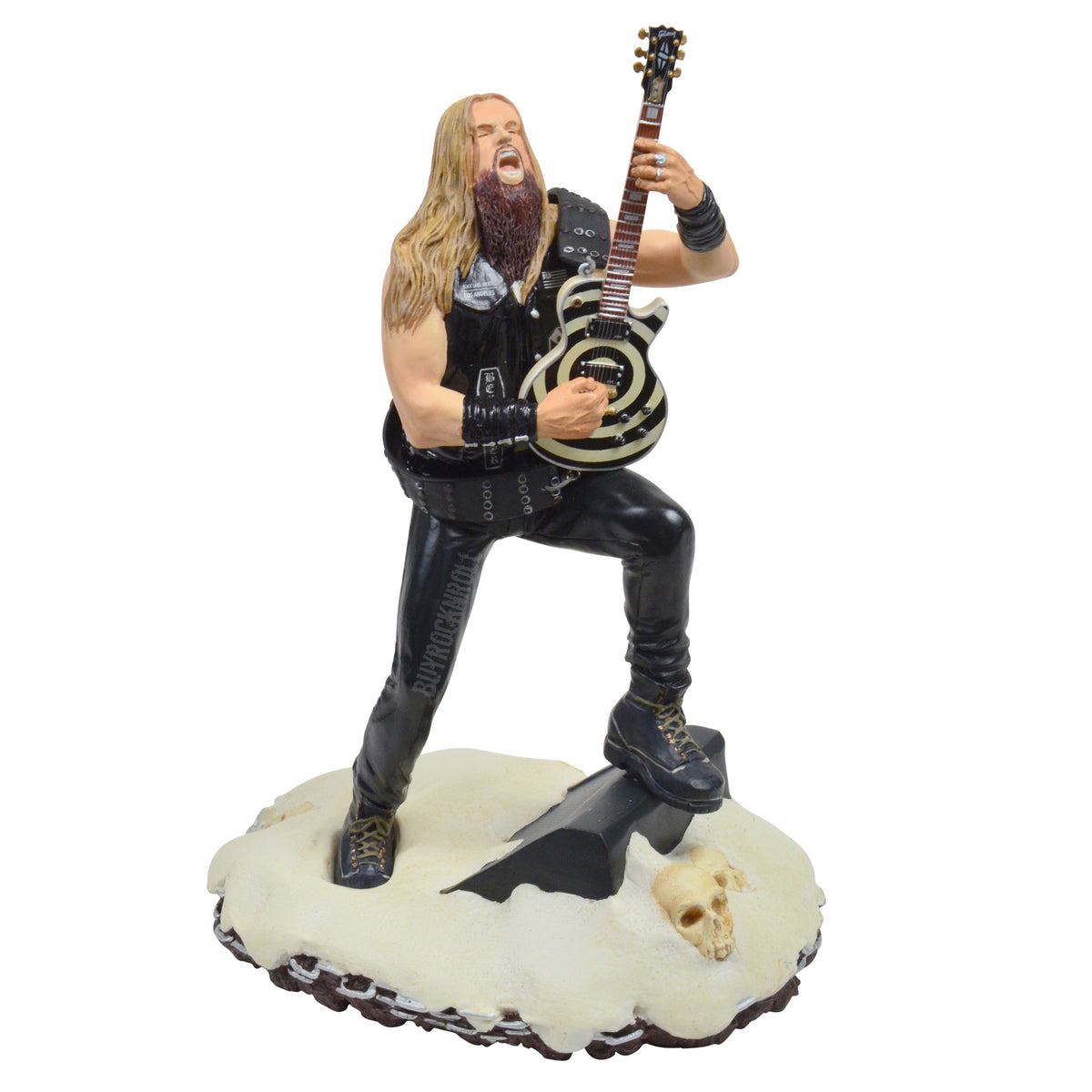 Zakk Wylde Collectible 2005 Knucklebonz Rock Iconz Guitar