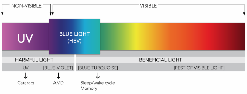 Health Benefits to Wearing Blue Lense