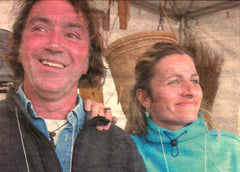 Michel Tremblay et Nathalie Bardier, propriétaires et fondateurs de la Boutique l'Antilope.