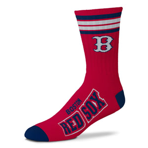 4 STRIPE DEUCE - BOSTON RED SOX - California Sock Company