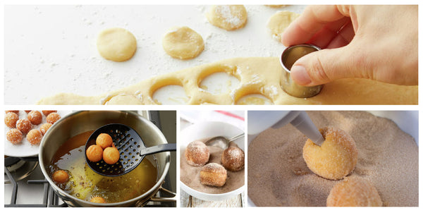 How to make Chocolate-Caramel-Stuffed Doughnut Holes