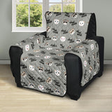 Sofa Protectors - Grey Ferret Pattern - Ferret Girl