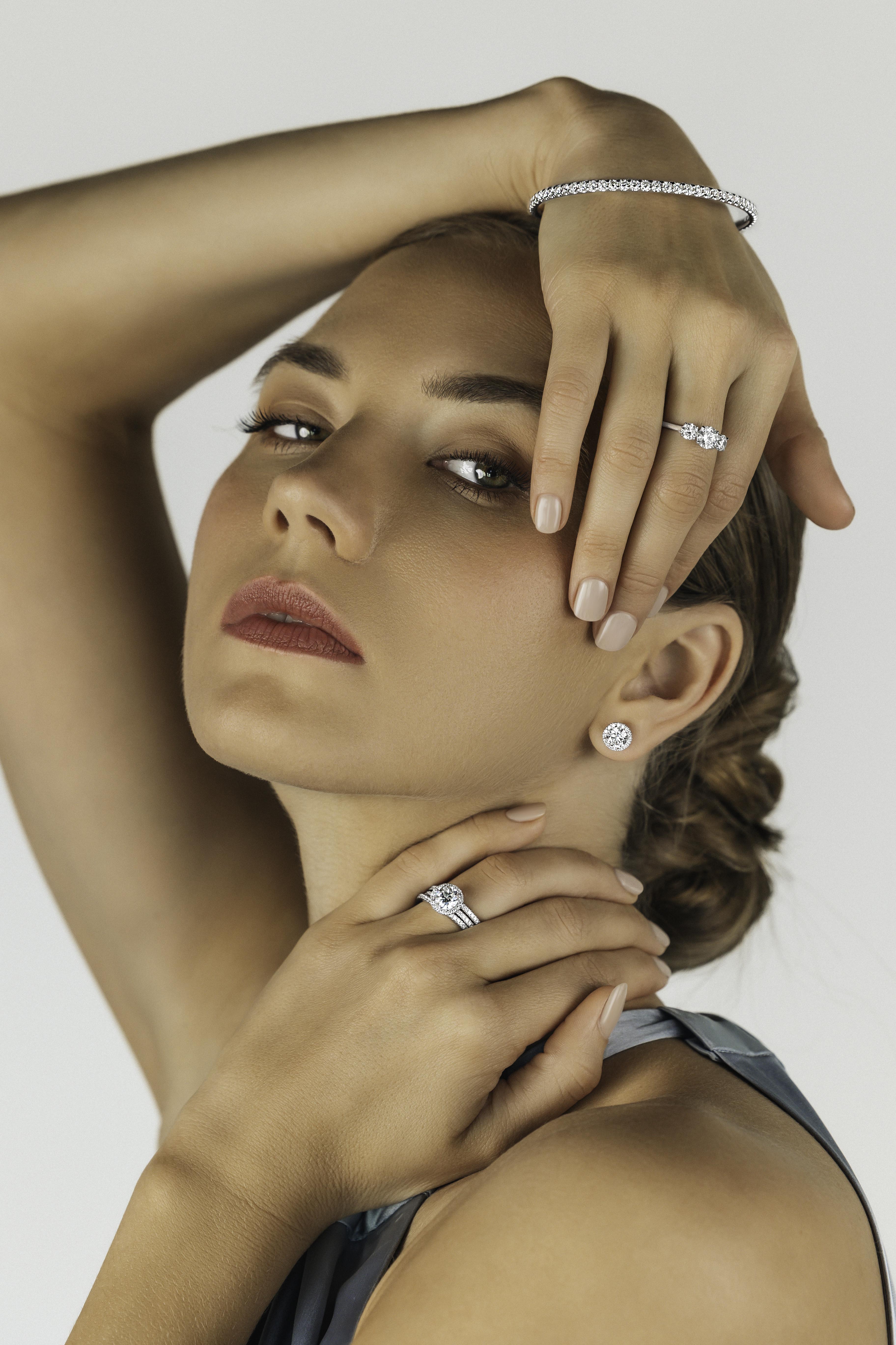 Secrets Shhh Premium Certified Laboratory Created Diamonds - Halo Rings