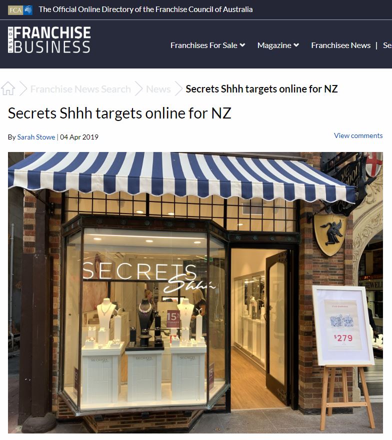 Inside Franchise Business - Secrets Shhh