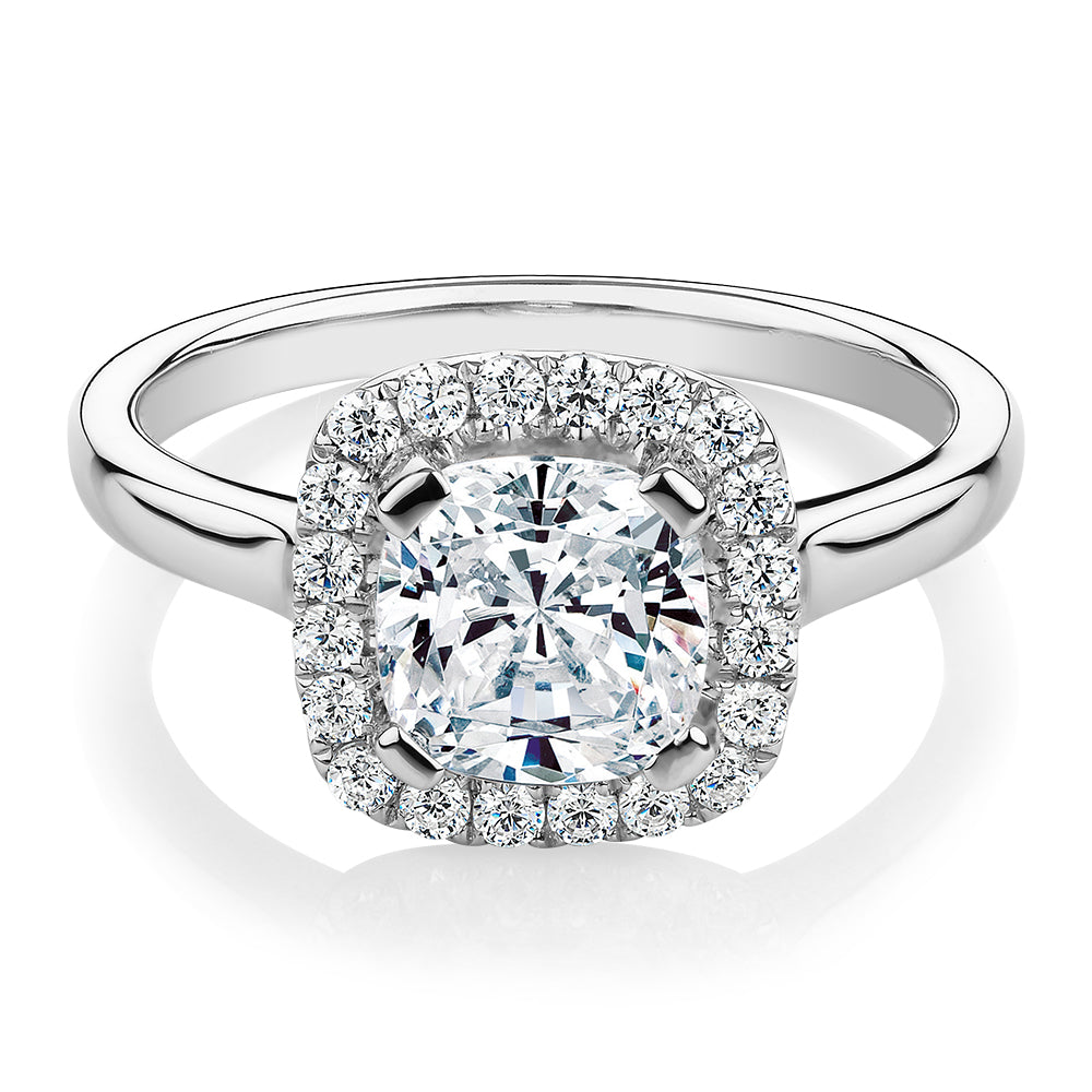 0.50cts Princess Cut Solitaire Platinum Diamond Ring JL PT RC AS 236