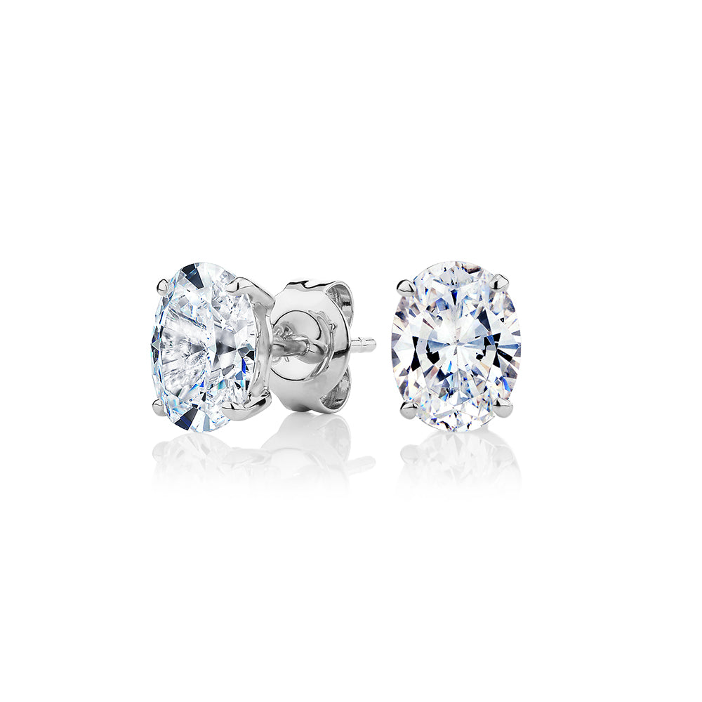 Diamond Studs & Earrings 18CT White Gold | Australia Wide