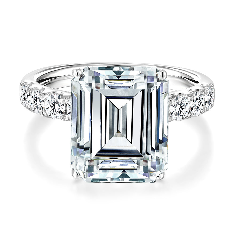 Buy Engagement Rings Online | Willwork | Green emerald ring, Ladies diamond  rings, Vintage emerald engagement ring