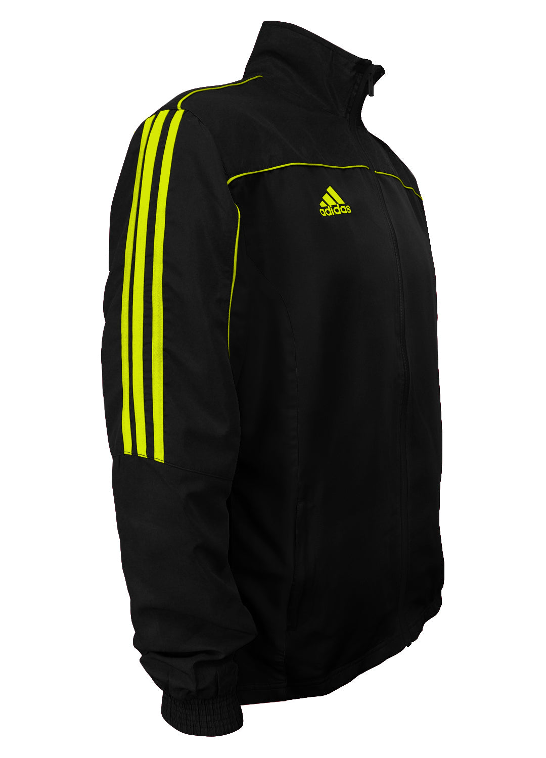 adidas black and green tracksuit