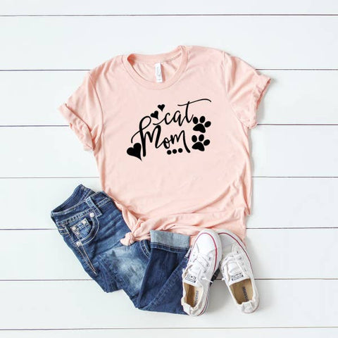 Cat Mom T-Shirt