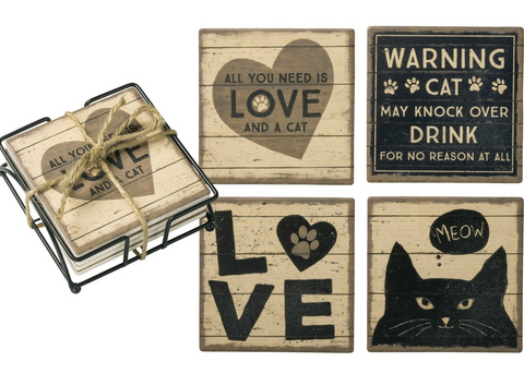 Love Cats Coasters