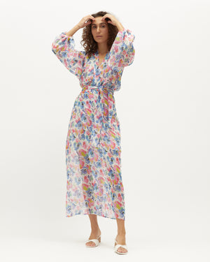 
            
                Load image into Gallery viewer, Isabel Wrap Dress / Liberty of London Silk Print
            
        