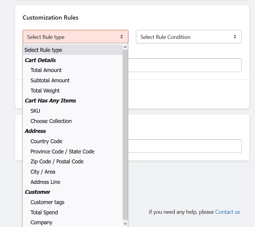 customization rules to rename payment method on Shopify checkout page