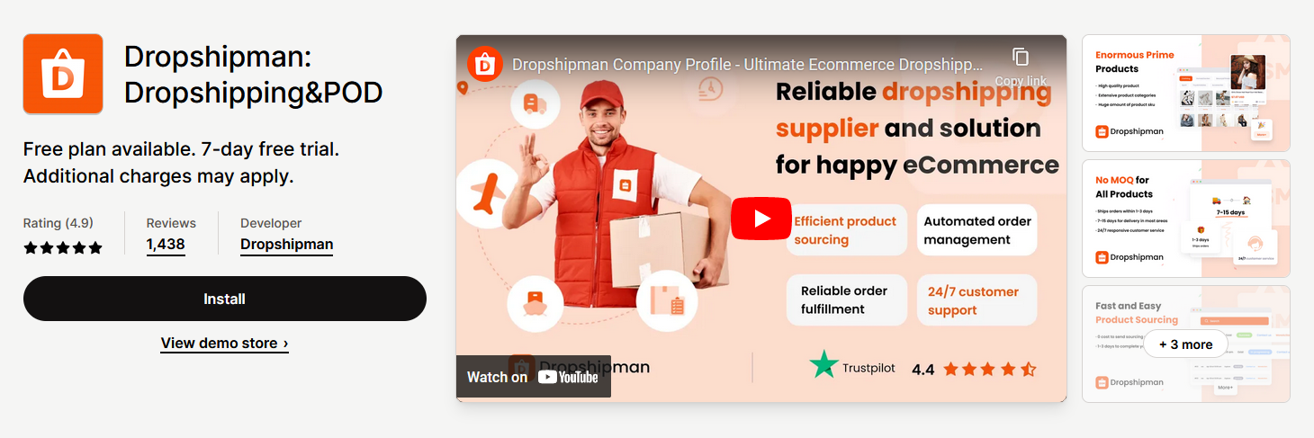 Dropshipman: Dropshipping&POD