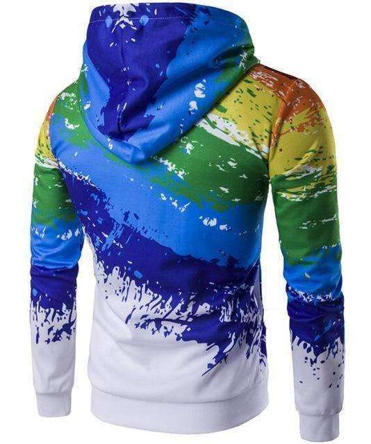 color splash hoodie