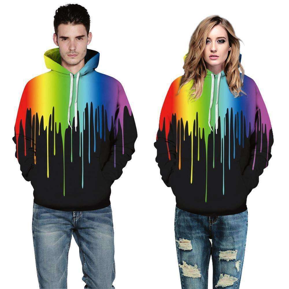 color splash hoodie