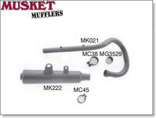 Kawasaki / Silencer | Musket Mufflers