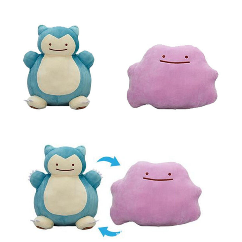 ditto snorlax plush reversible