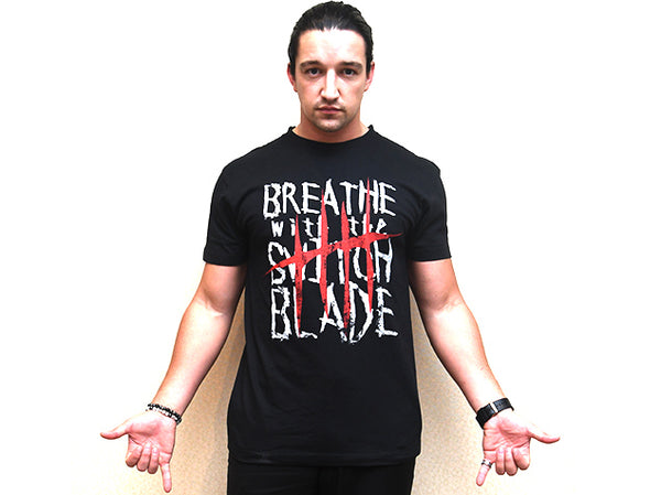Jay White 'Breathe With The Switchblade' T-Shirt – Silver Lion