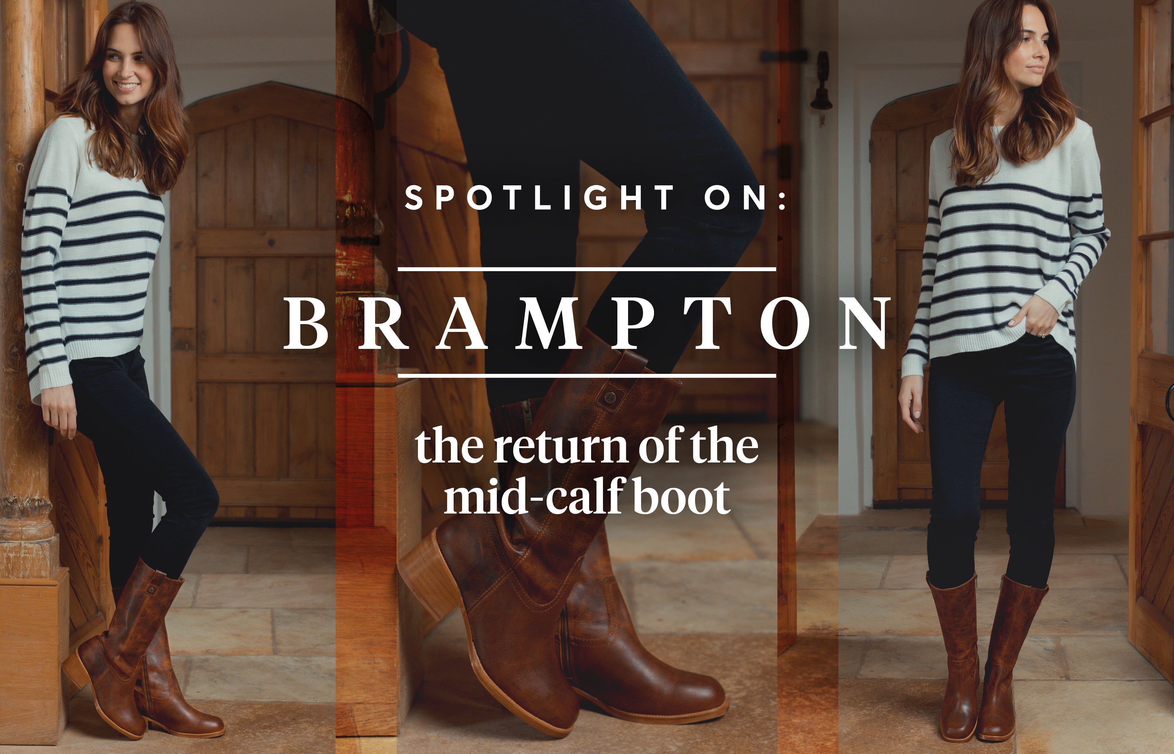 Brampton Tan Leather | Mid-calf boots 