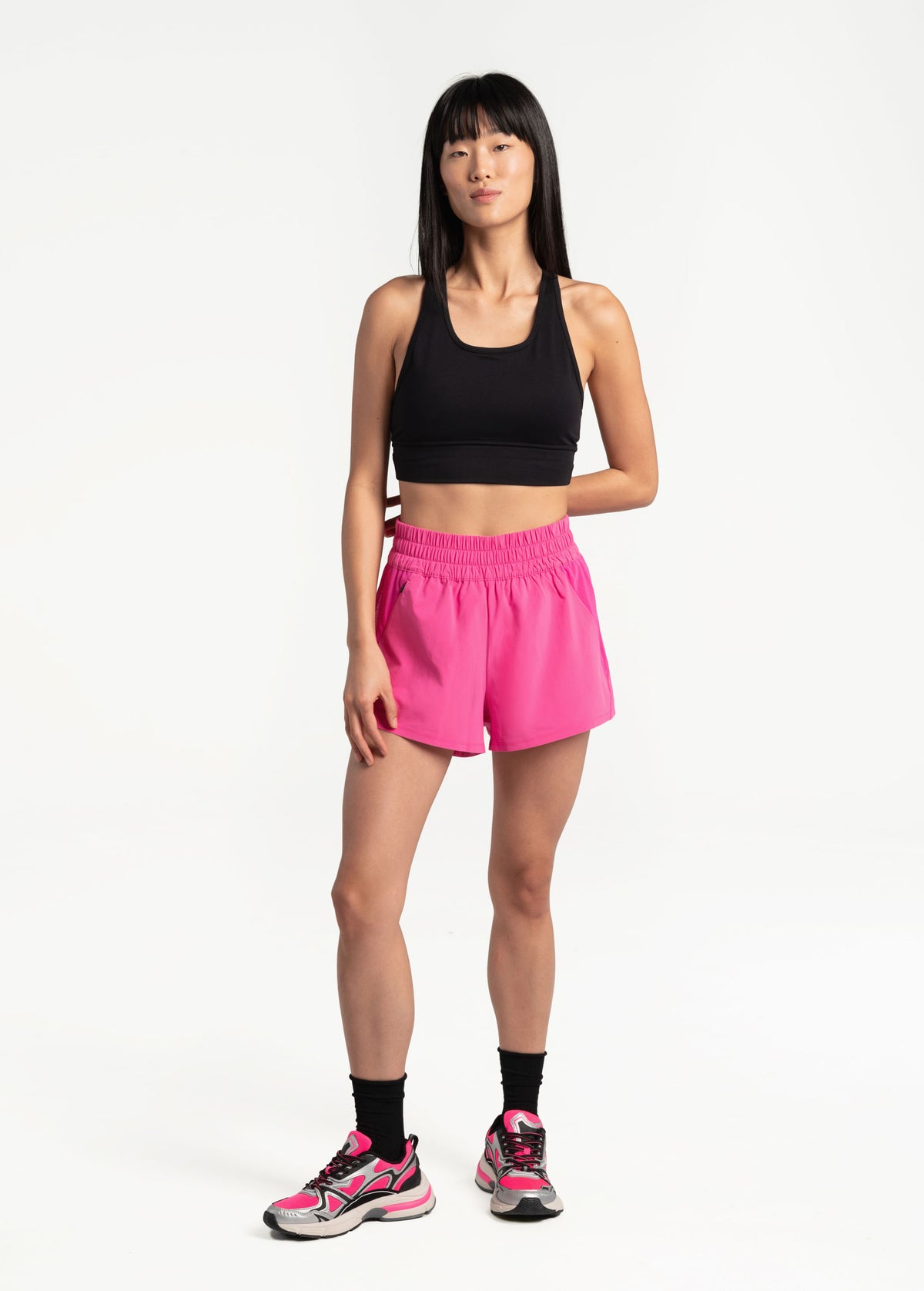 Women's Neon Lime 1 Elite Split Shorts – BOA