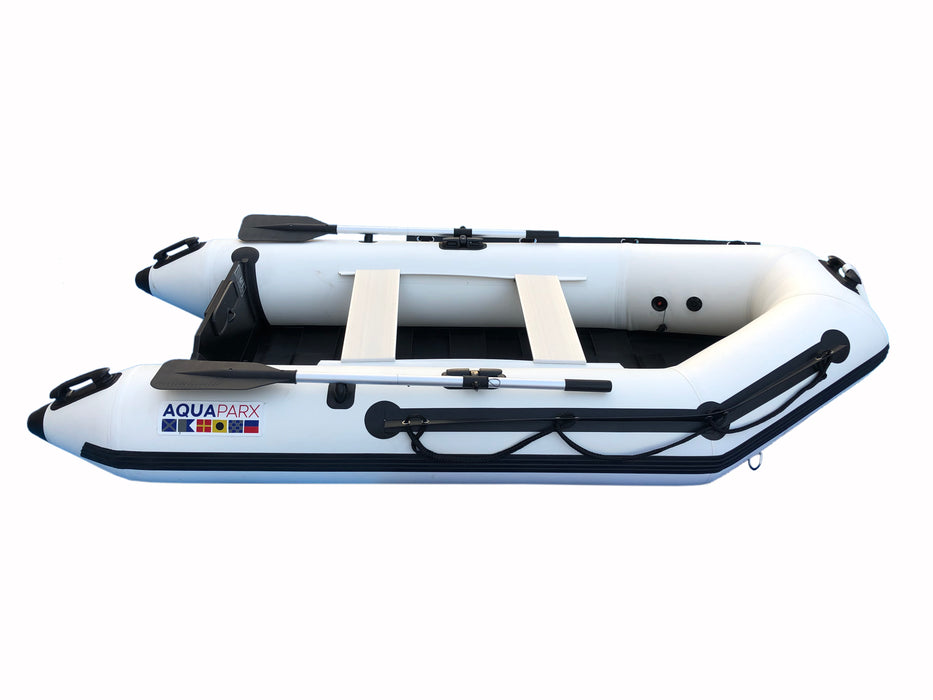 Opblaasboot AQUAPARX™ 280PRO MKIII (wit) - inclusief pomp – rubberboot — XL