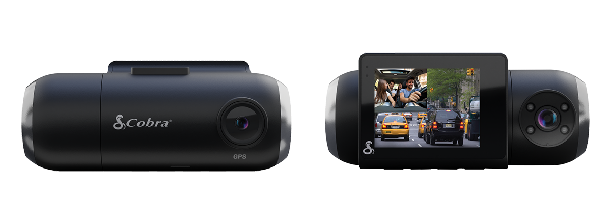Cobra SC 201 Dual-View Smart Dash Cam with Built-In Cabin View