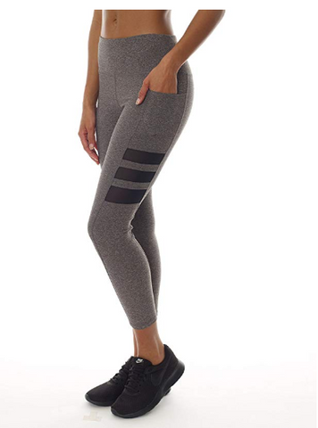 x by gottex womens back mesh insert legging