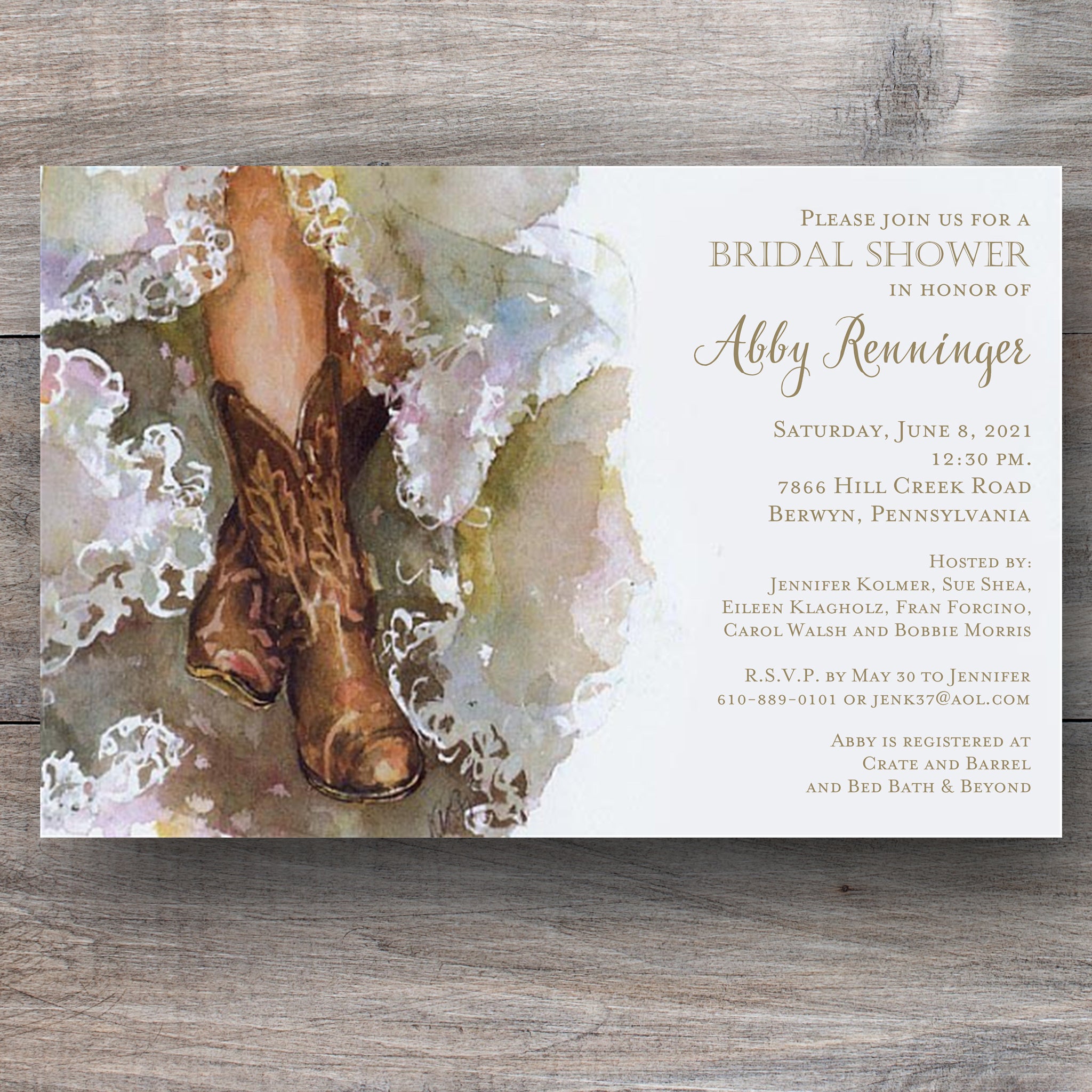 Down Under Bridal Shower Invitations Celebration Bliss