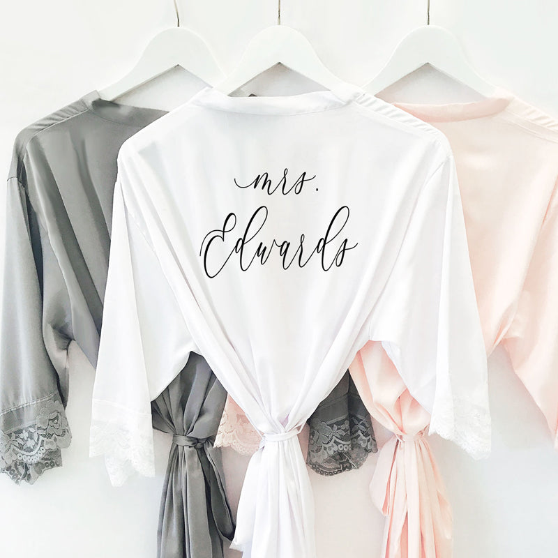 custom bridesmaid robe