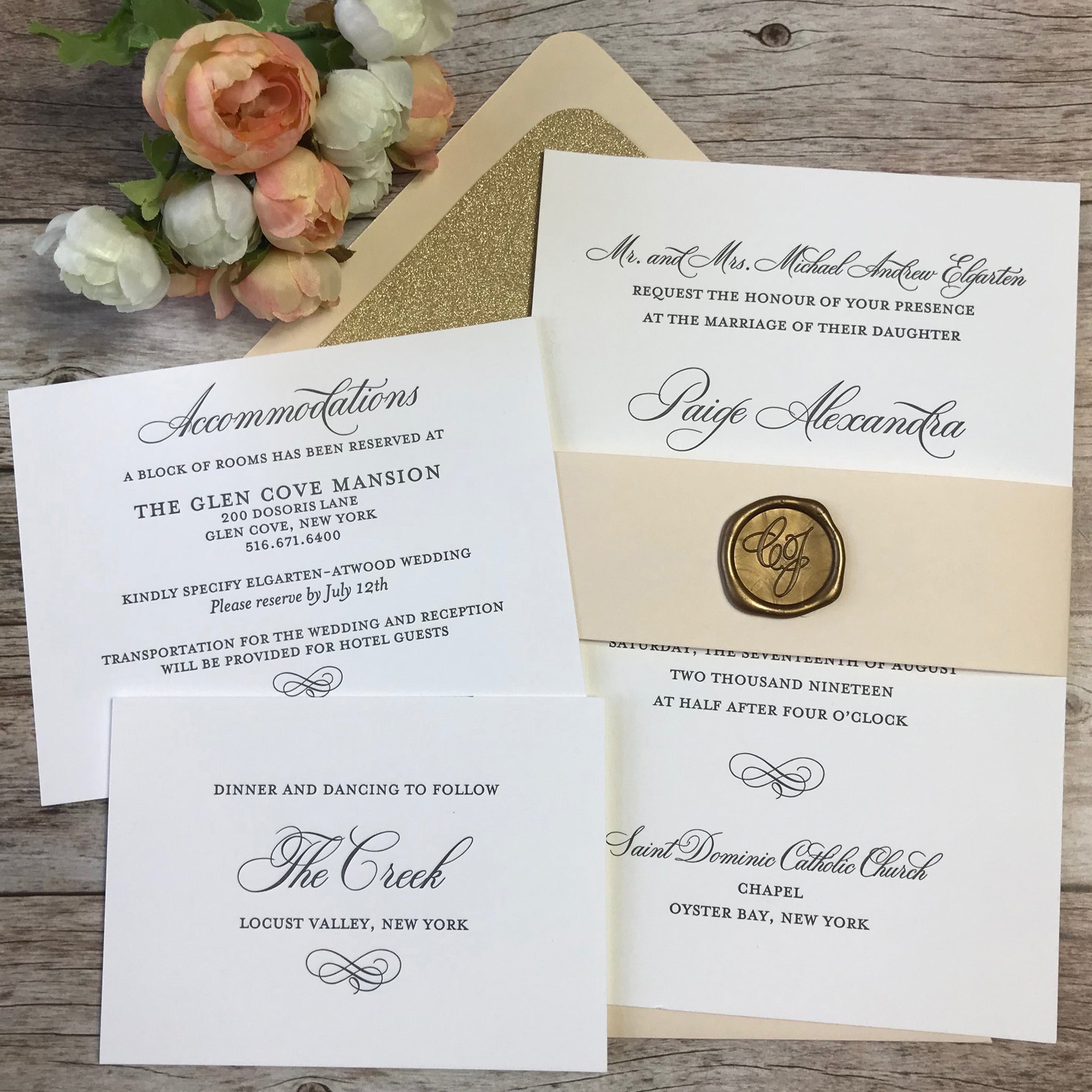 letterpress wedding invitations