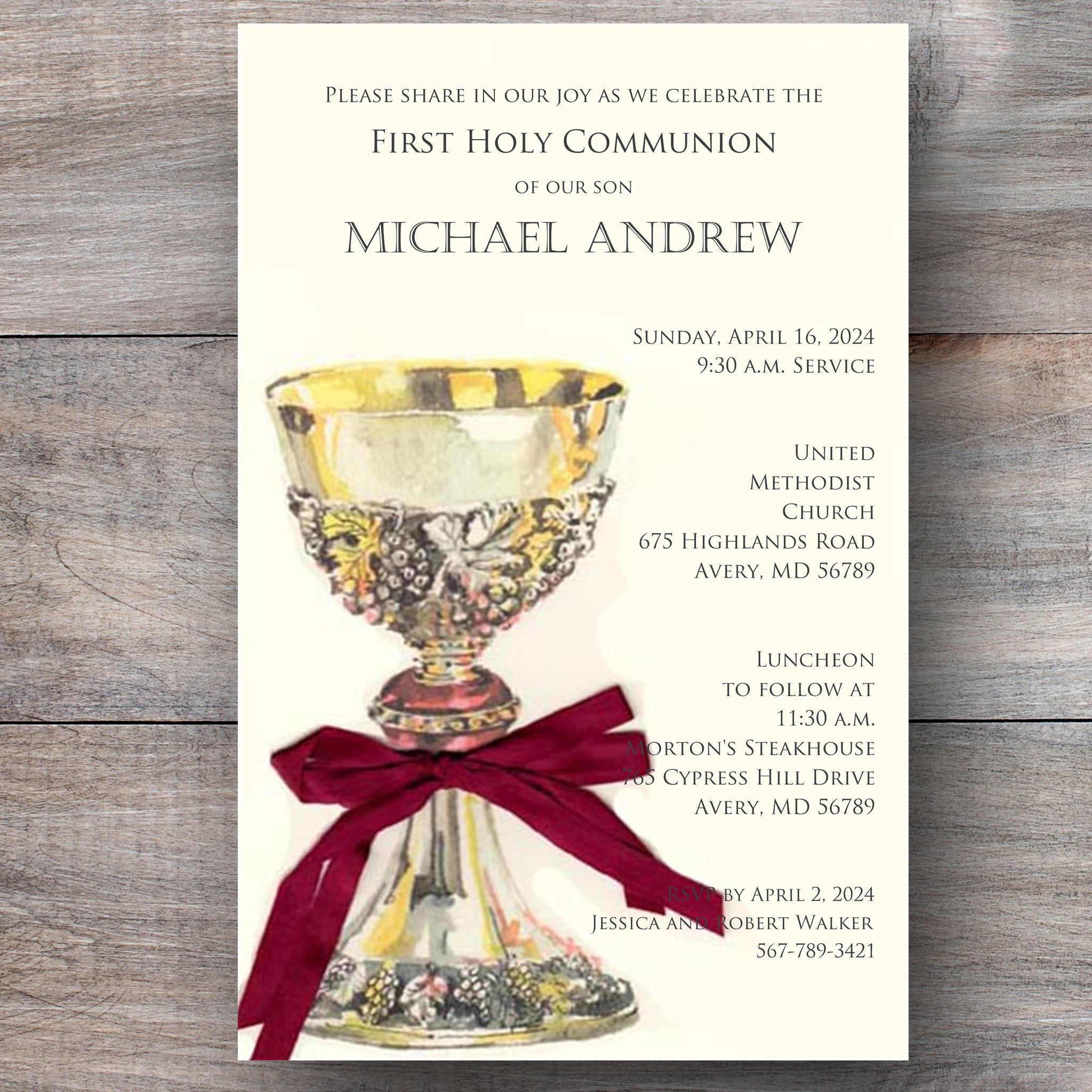 communion invitations