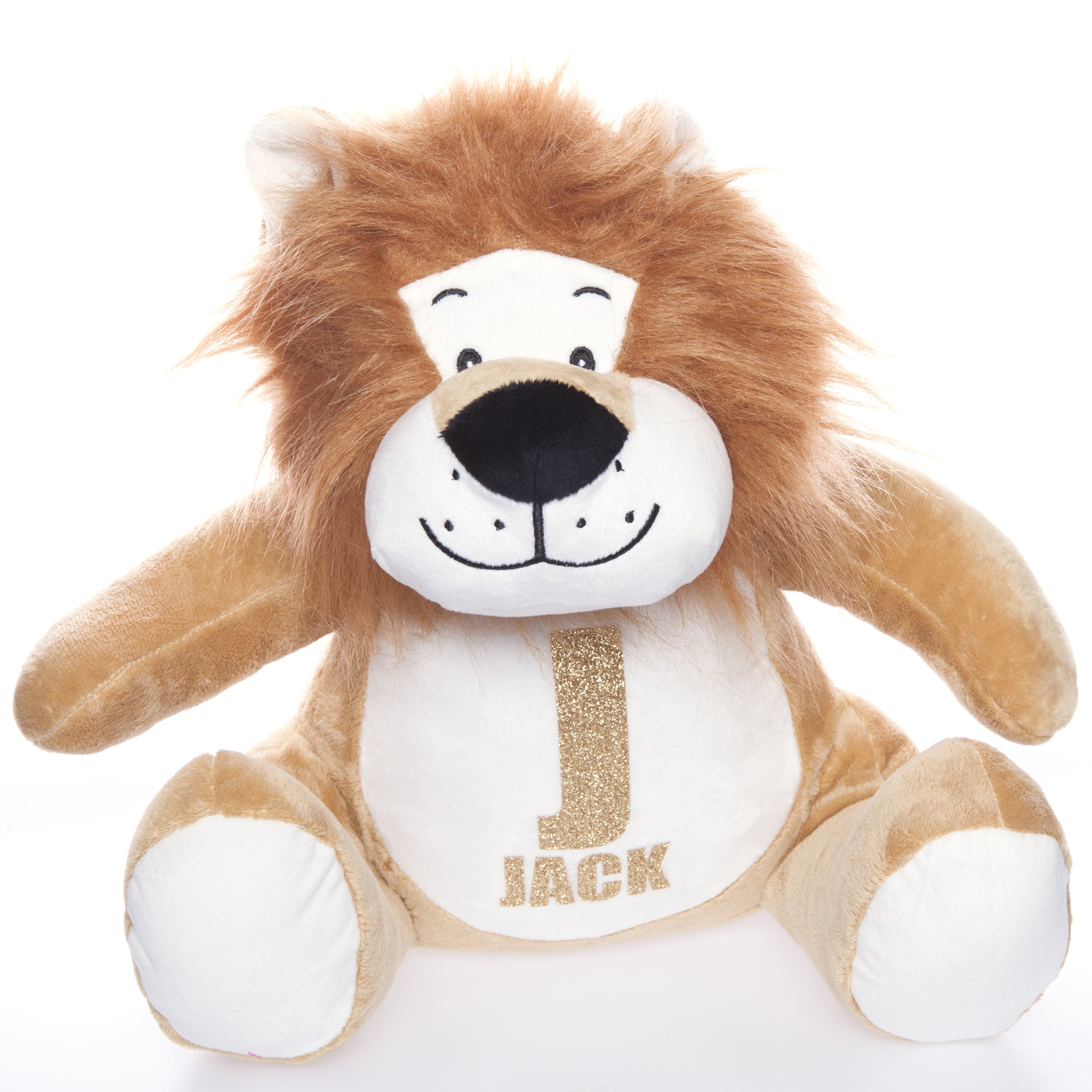 personalised lion teddy