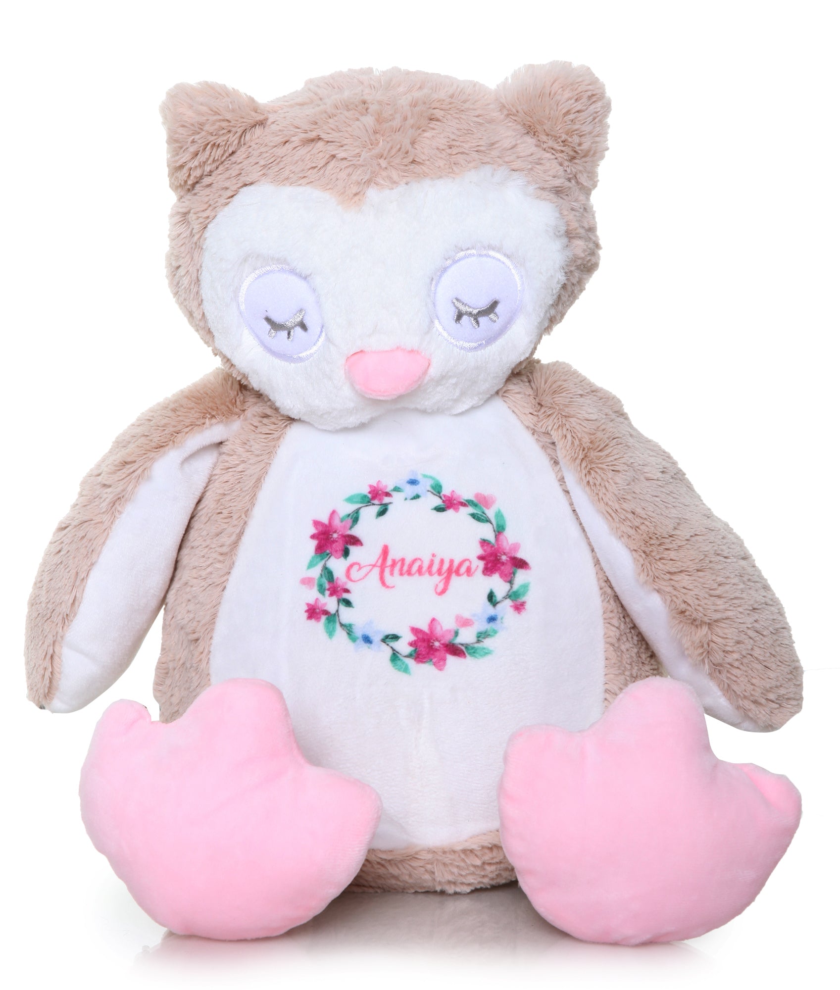 personalised owl teddy