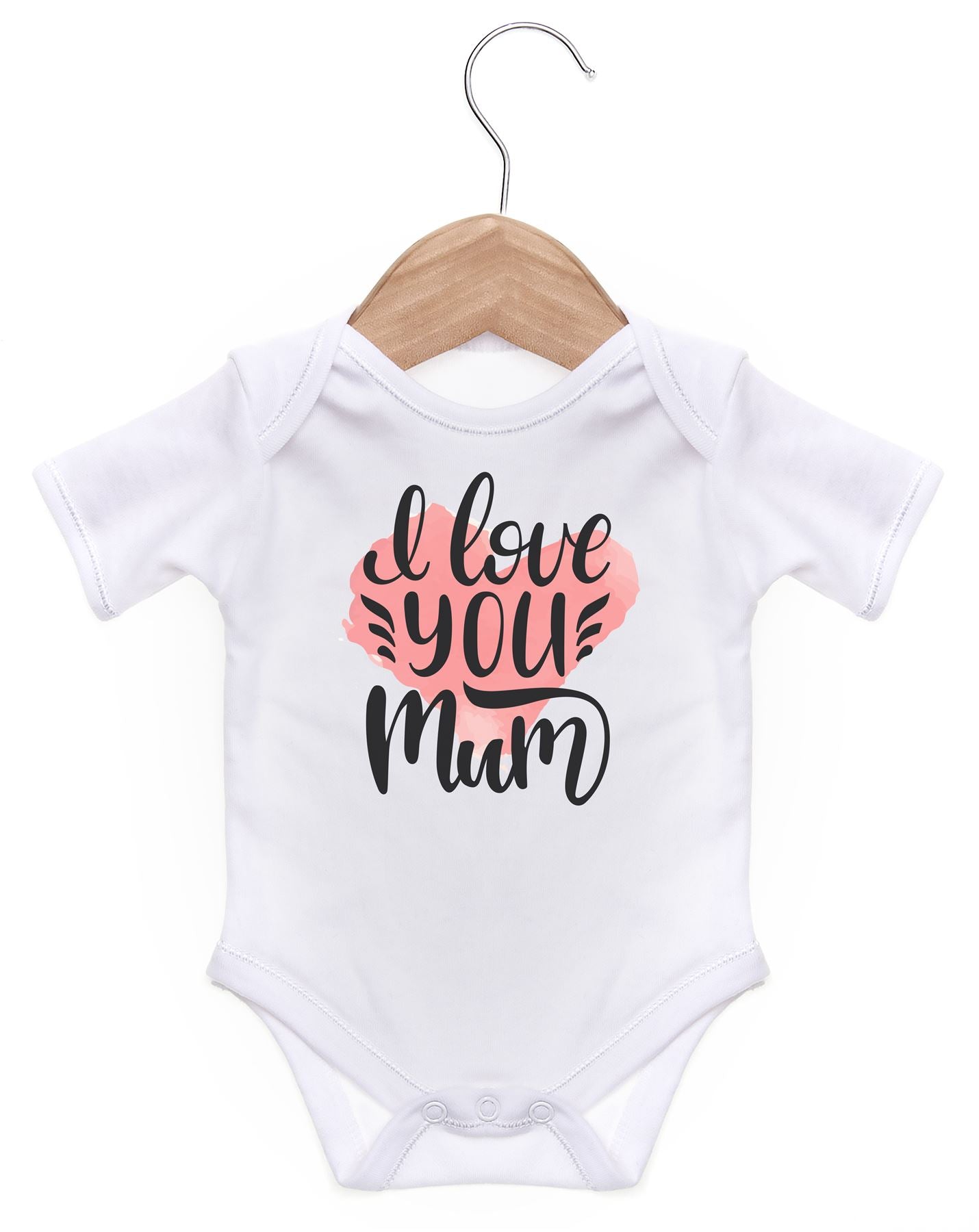 I Love You Mum Baby Grow For Baby Boy Or Girl Baby Hustle