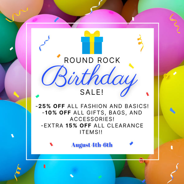 Round Rock birthday sale