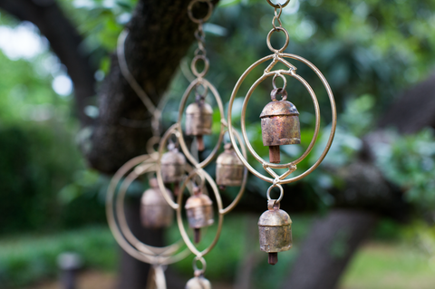 BELLS + CHIMES  create a peaceful outdoor space with chimes