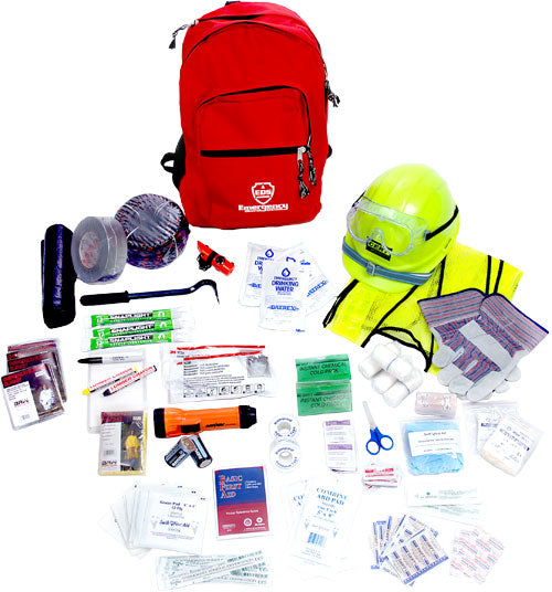 CERT Gear Pack 1: Safety Vest, Helmet, Palm Gloves, and Emergency Esse ...