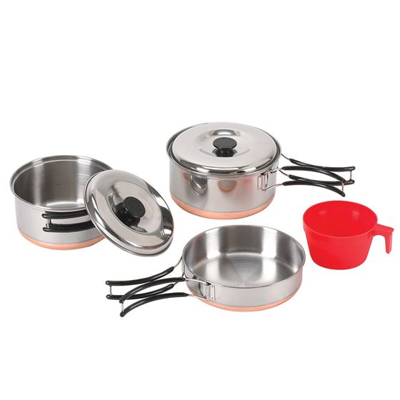 Stansport Solo II Stainless Steel Cook Pot 1 Liter