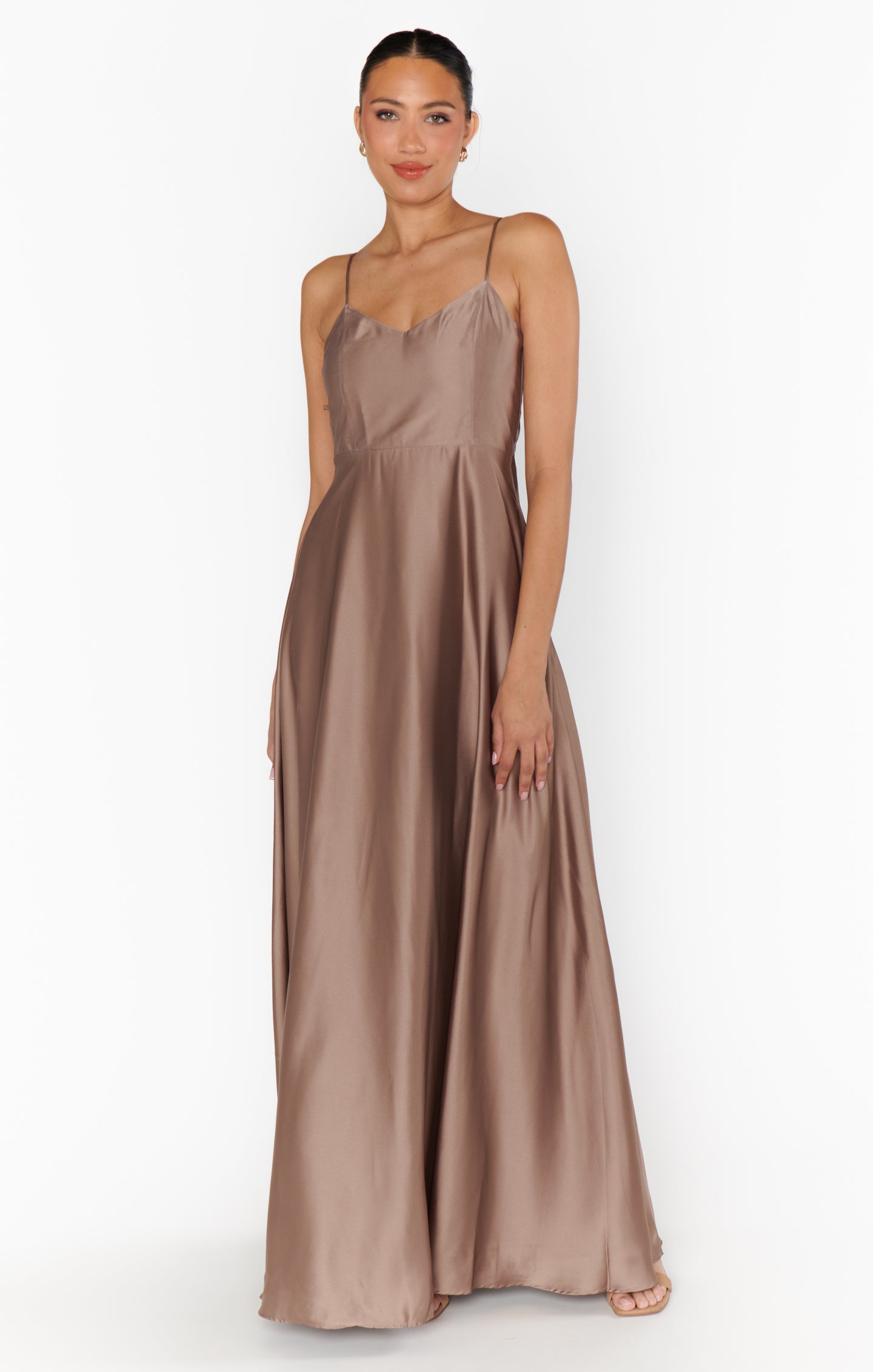 Faith Maxi Dress ~ Dune Luxe Satin