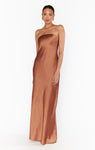 Strapless Tube Satin Dress by Show Me Your Mumu