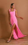 Stretchy Slit Bridesmaid Dress With a Sash by Show Me Your Mumu