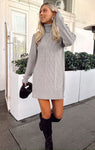 Turtleneck Knit Ribbed Dress by Show Me Your Mumu
