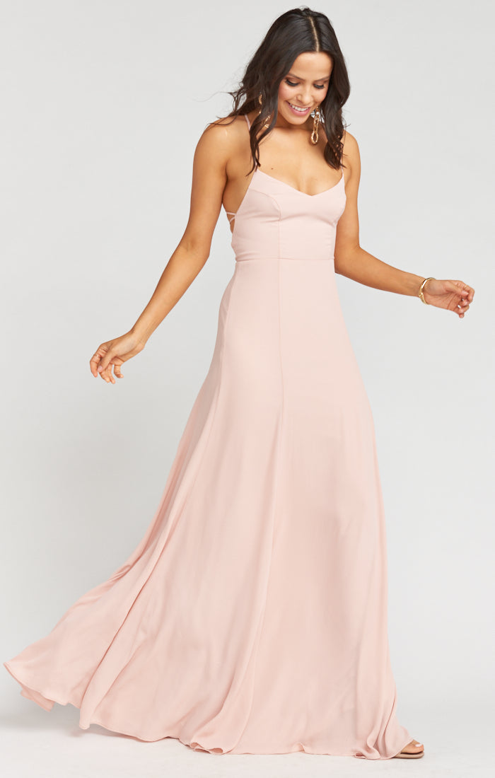 Godshaw Goddess Gown ~ Dusty Blush Crisp