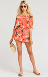 Rosarita Romper ~ Mai Tai