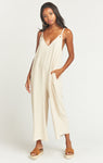 Jansen Jumpsuit ~ Cream Linen